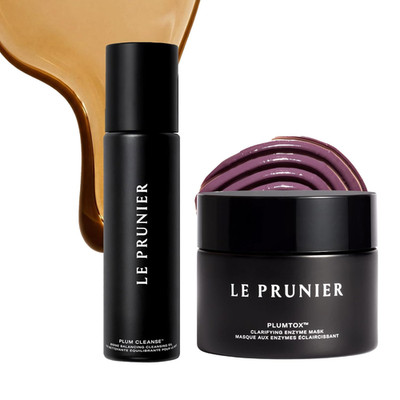 Plumtox  + Plum Cleanse  Skincare Bundle   Clarifying Enzyme Mask + Biome-Balanc