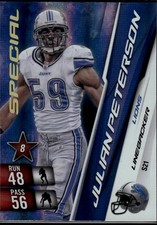 Julian Peterson 2010 Panini Adrenalyn XL Special Detroit Lions #S21