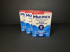 3 NEW SEALED MUCINEX MAX STRENGH 1200 Mg 42 Ct X 3 TOTAL 126 TABLETS EXP:5/28