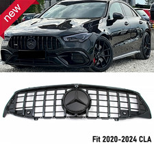 For Mercedes W118 Cla250 Cla200 Cla35 45 2020-on Front Grille Gloss Black Wstar