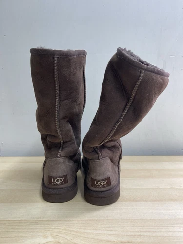 Ugg Australia Buckle Classic Brown Ankle Boots 5815 Size UK 3.5 (S252) - Picture 3 of 7