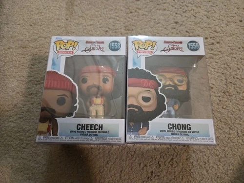 Funko Pop! Up In Smoke Cheech & Chong 2 Pops 1558 & 1559