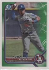 2022 Bowman Chrome Prospects Green Refractor 71/99 Wilman Diaz #BCP-239 0ji1
