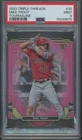 2022 Topps Triple Threads Tourmaline #5 Mike Trout 5/125 Mint PSA 9