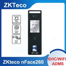 ZKTeco nFace260 Facial Recognition Fingerprint Biometric Time Attendance System
