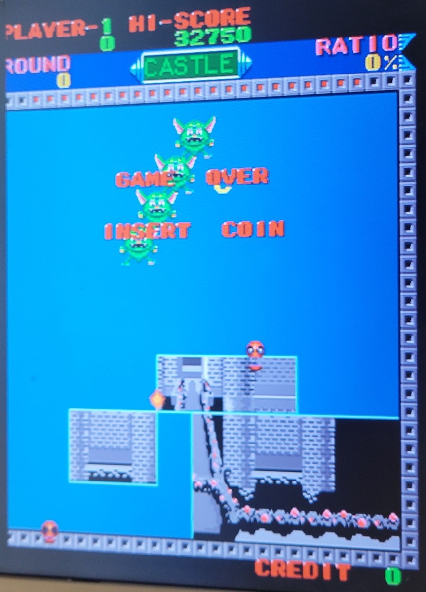 アーケード基盤　スーパーQIX　インスト付き Super Qix Arcade PCB - Original Taito - JAMMA - FREE SHIPPING