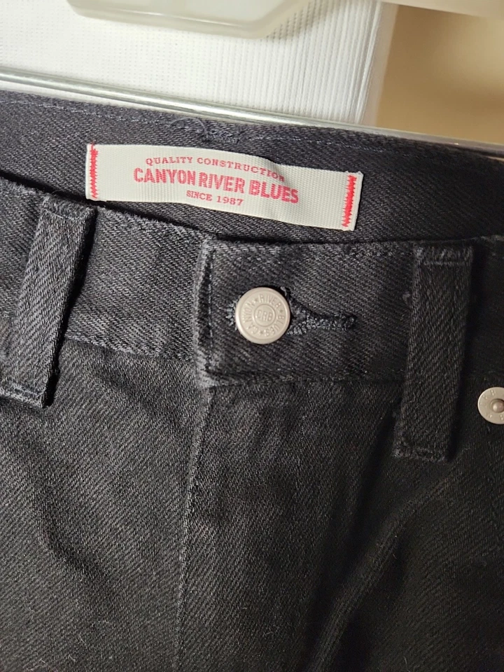 Canyon River Blues Quality Construction 16 Slim Black Jeans - Изображение 3 из 4