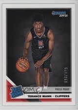 2019 Panini Donruss Rated Rookie Press Proof Purple /199 Terance Mann #242 0b0g