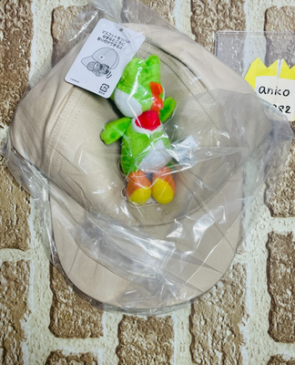 USJ Yoshi Plush Hat Cap Mascot Super Nintendo World Mario Japan