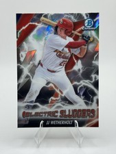 2026 Bowman JJ Wetherholt #ES-12 Electric Sluggers Insert Cardinals Rookie