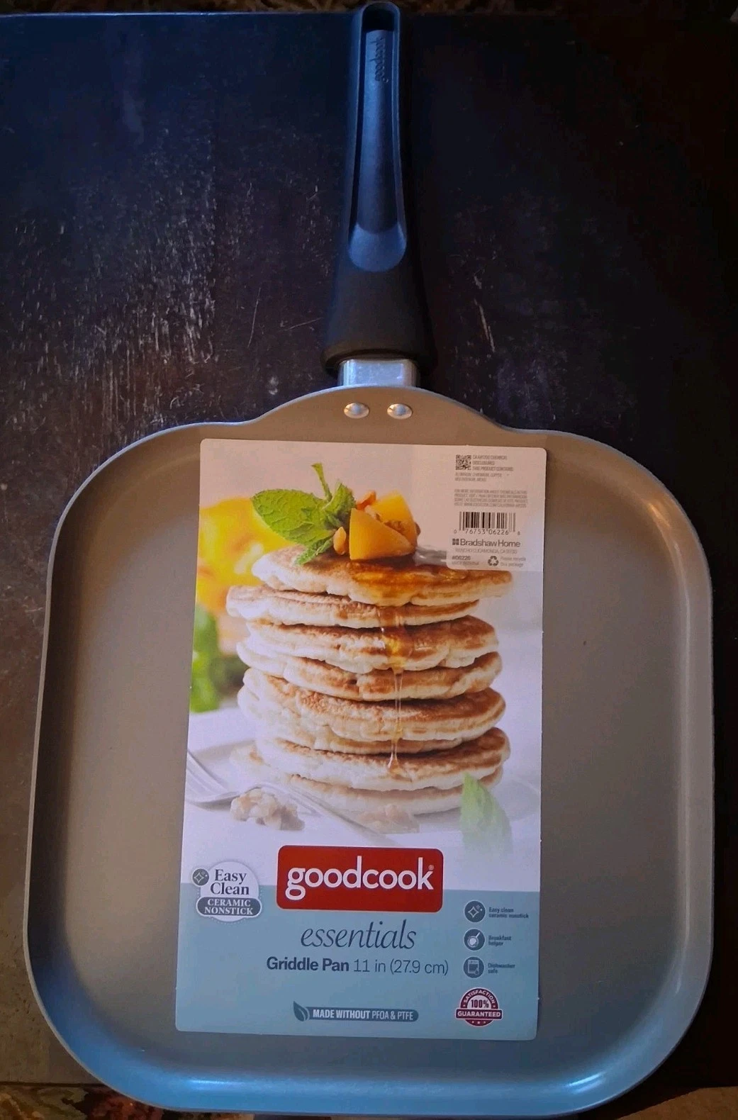 Bradshaw Home goodcook essentials 11" Ceramic Coated Griddle Pan