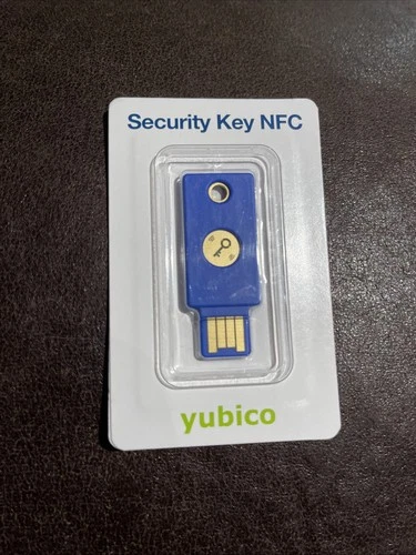Yubico FIDO Security Key NFC and USB - Two Factor Authentication, Fits USB-A