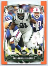 2014 Topps Chrome #53 Sheldon Richardson New York Jets