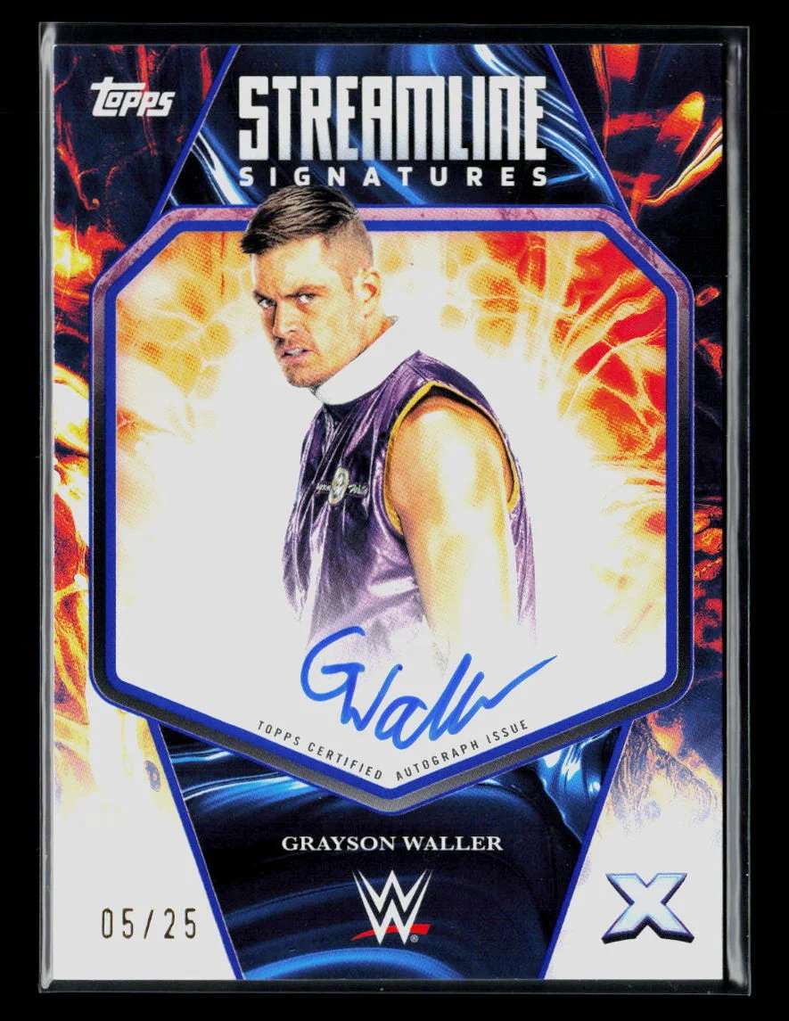 2025 Topps Exalted WWE Grayson Waller #STS-GWR 05/25