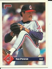 1993 DONRUSS Baseball Card #766 Ted Power INDIANS
