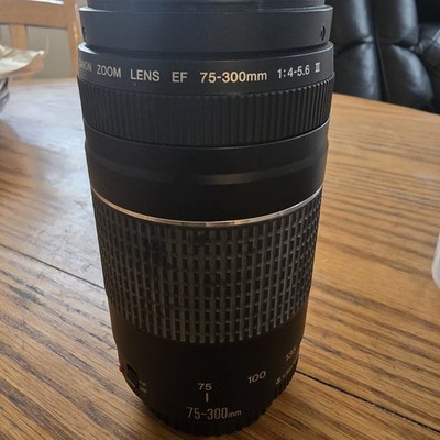 Canon EF 75-300mm III Zoom Telephoto Lens f/4-5.6 Auto & Manual Focus