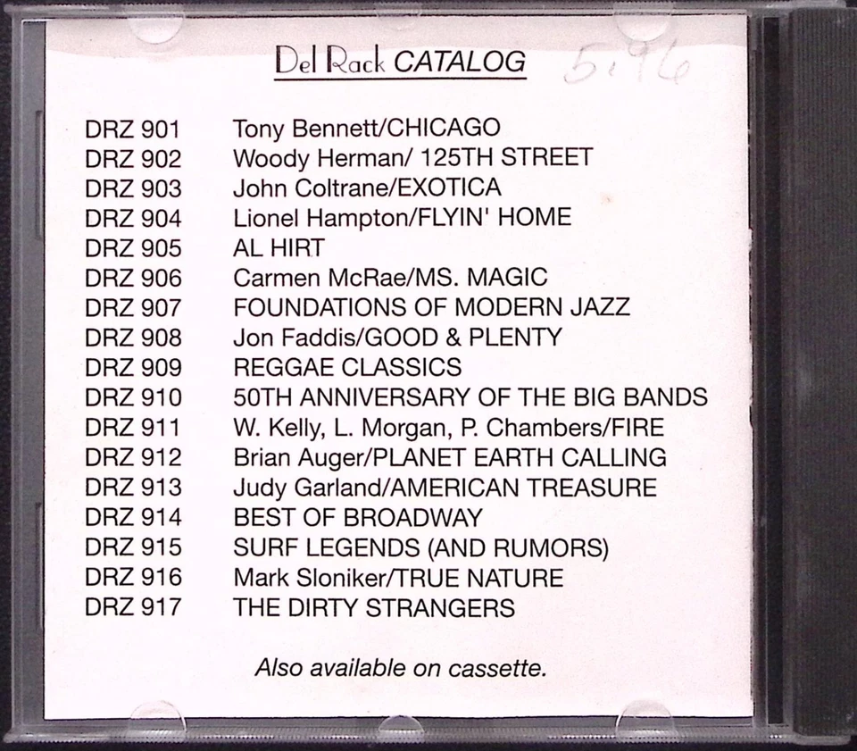 VARIOUS ARTISTS 50TH ANNIVERSARY OF THE BIG BANDS DEL RACK REC CD 8187 - Image 3 of 4