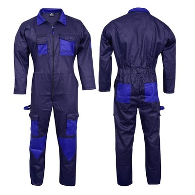Marineblau Herren Overalls Monteuranzug Latzhose für Warenhaus Mechanik Arbei...