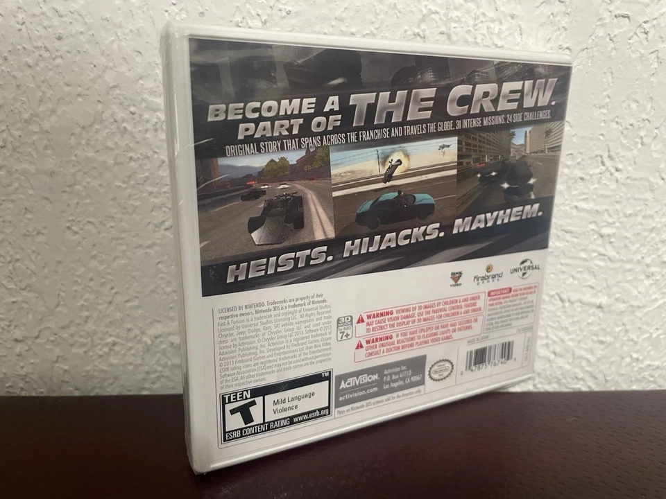 NEW-SEALED Fast and & Furious: Showdown (Nintendo 3DS, 2013) NTSC - Image 2 of 4