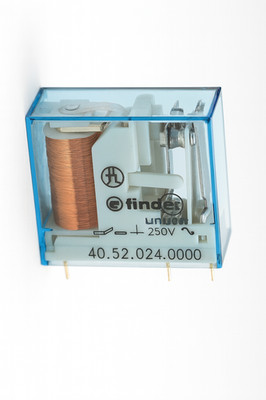 Finder Steckrelais 40.52.9.024.0000 miniature PCB relay 24V DC 8A 250V 2CO-DPDT
