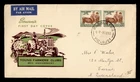 DR WHO 1953 AUSTRALIA FDC YOUNG FARMERS CLUB R49894