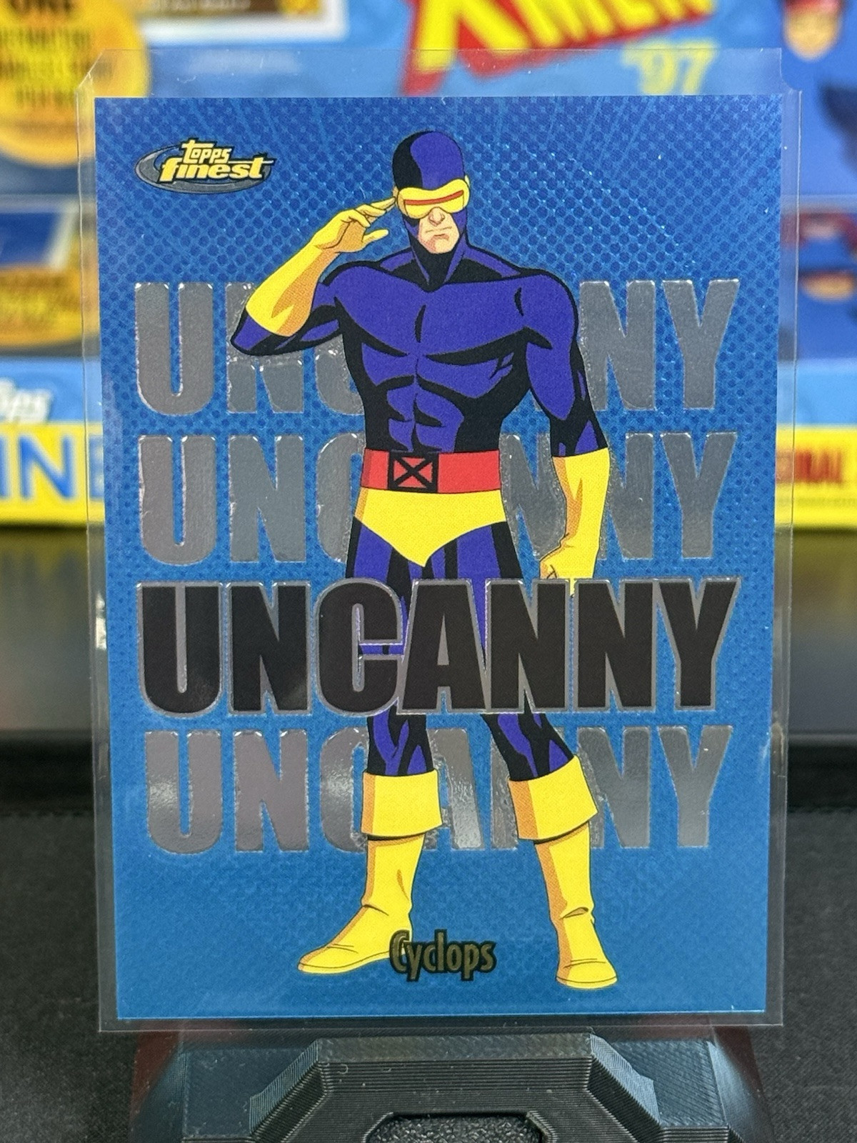 2025 Topps Finest X-Men '97 Cyclops Uncanny Short Print #95 Marvel
