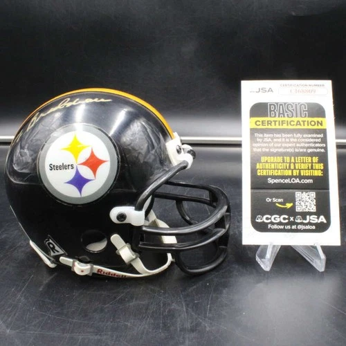 Terry Bradshaw Football Mini Helmet Steelers Signed Auto JSA COA AZ749