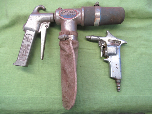 Vtg. Truman San Blast Sand Blast Gun w/Bonus Lincoln Air Fun - Made in U.S.A.