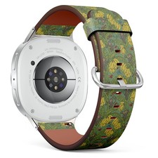 Monkeys Banana Trees Vegan Leather Watch Band 40/44/46mm