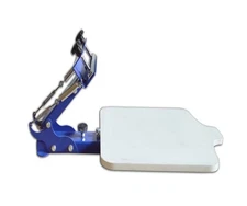 Desktop Fixed Single Color Screen Printing Machine T-shirt Press Fixed Pallet