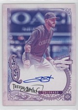 2017 Topps Gypsy Queen Missing Black Plate Trevor Story #CBCA-TS Auto 0c6