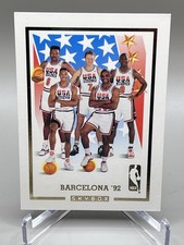 1991 Skybox #36USC380 Dream Team Gold Foil Barcelona 1992 - Jordan, Bird, Magic