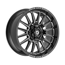 Gear Off Road Wheels 764bm 20x10 -19 Gloss Black Milled 8x170 Qty 4 A260725 Gear Off Road Wheels 764bm 20x10 -19 Gloss Black Milled 8x170 Qty 4 A260725