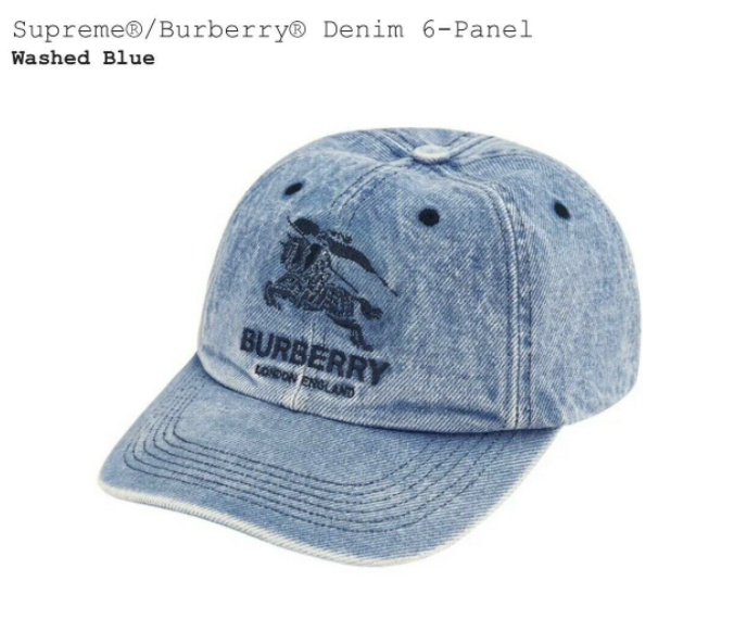 Supreme Burberry Denim 6 Panel Hat | eBay Supreme Burberry Denim 6 Panel Hat | eBay