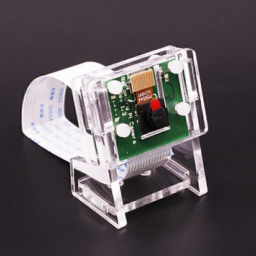 For Raspberry Pi 4 Model B Clear Acrylic 3.5" inch Enclosure Case w/Cooling Fan - Afbeelding 5 van 10