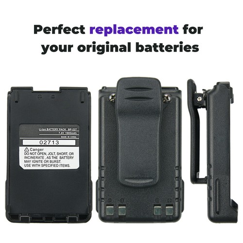 10 pièces batterie de remplacement BP-227 pour ICOM IC-M88 IC-F50 IC-F60 IC-F51 IC-M87 - Photo 5/12