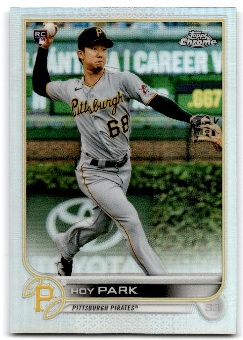 2022 TOPPS CHROME RERFACTOR HOY PARK RC PITTSBURGH PIRATES #32