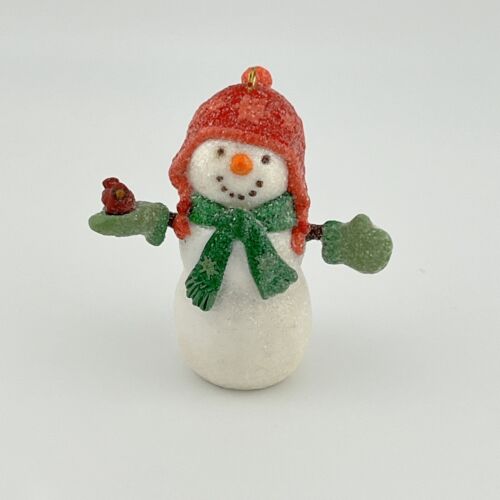 2007 Hallmark Keepsake Ornament-WELCOME,FRIENDS! Snowman w/Cardinal - Picture 1 of 10