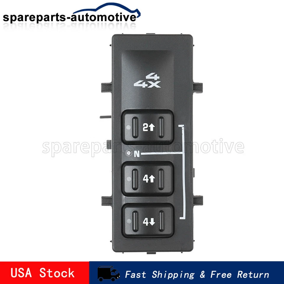 Interruptor selector de caja de transferencia para GMC Sierra 1500 2500 HD Chevrolet 4x4 19259312 Foto 4 de 4