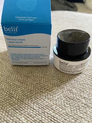 BELIF The True Cream AQUA BOMB Face Cream Mini .33oz/10mL NEW Travel Size