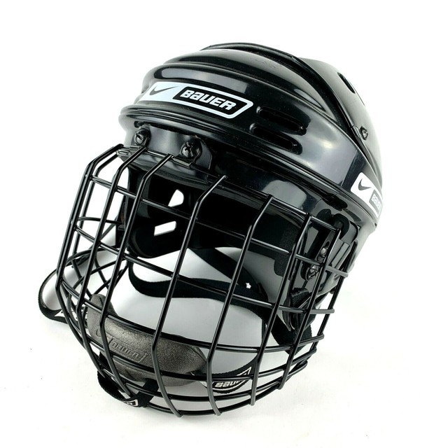 Nike Bauer Hockey NBH1500S Helmet & FM2500S Face Mask Black eBay