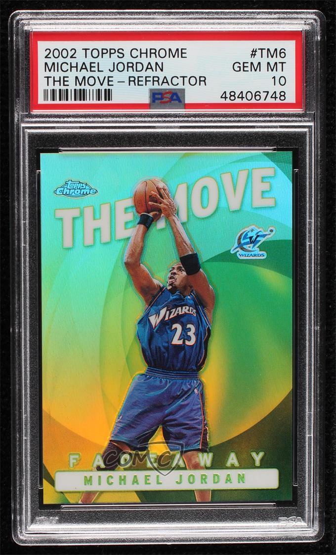 Michael Jordan refractor psa10 chrome