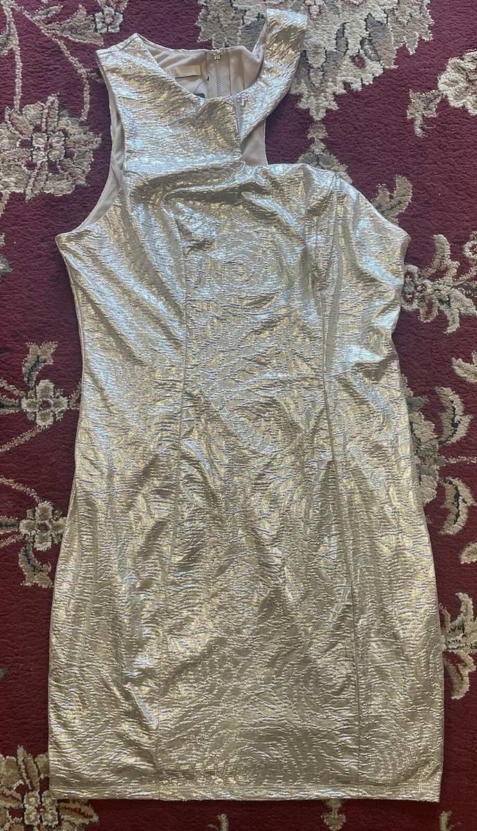 guess metallic dress Guess Metallic-Stripe Sweater Dress, Size 6 Vanessa Jane
