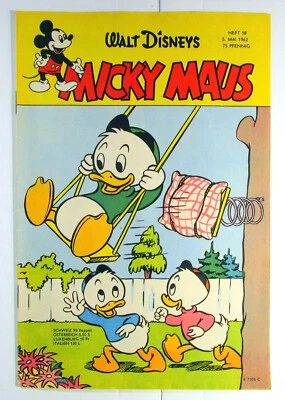 Micky Maus 1962 Heft 18 vom 5 Mai 1962 Walt Disney Original Ehapa Verlag - Bild 1 von 4