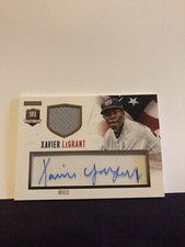 XAVIER LEGRANT 2014 Panini USA Baseball Acetate Jersey Autograph 84/99 Signature