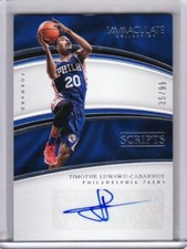 2016-17 Immaculate Timothe Luwawu-Cabarrot Rookie Autograph 35/99