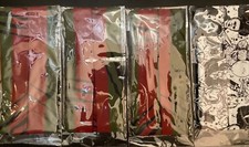 Lot of 4 Fabric Face Masks with Halloween Patterns, Sealed