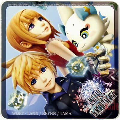 World Final Fantasy Woff - Lann / Reynn / Tama Coaster Square Enix