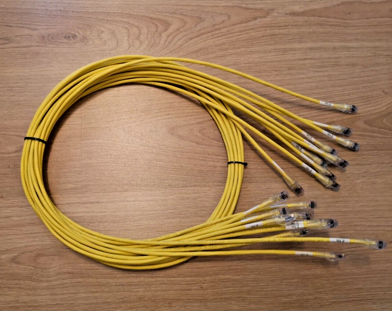 10 x 2.10m CAT6 Gigabit Patch Cable Network Lead LAN DSL Ethernet Network
