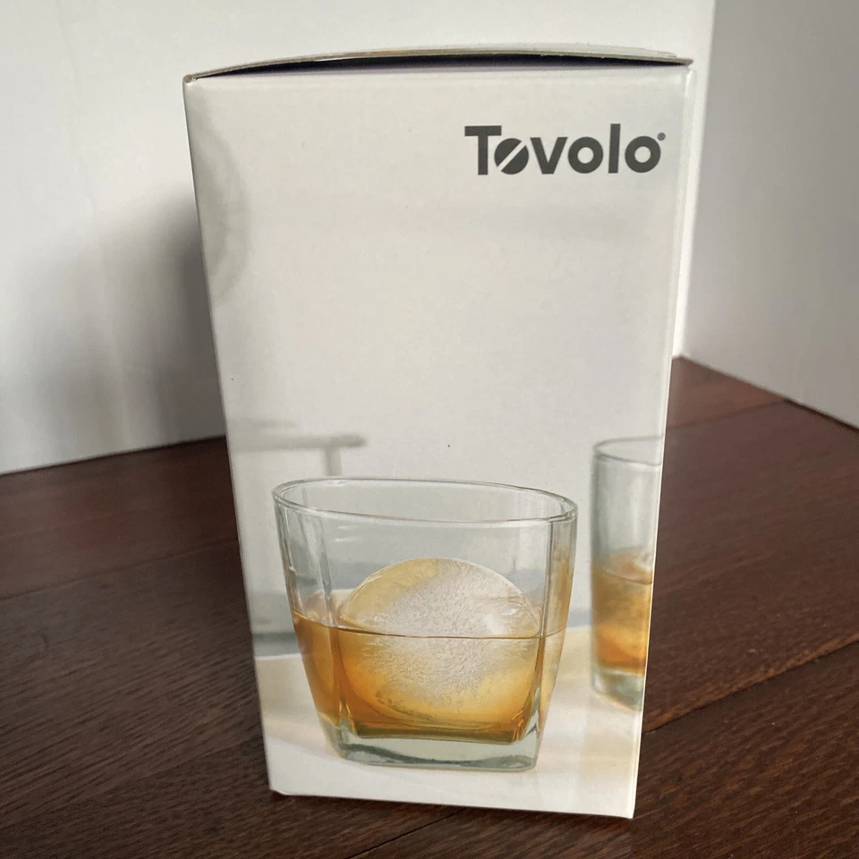 TOVOLO Esfera Moldes de Hielo Apilables Fusión Lenta Juego de 2 Nuevos en Caja Foto 4 de 4